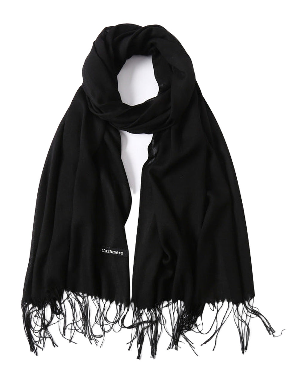 Solid Color Cashmere Scarf photo 3
