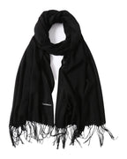 Solid Color Cashmere Scarf photo 3