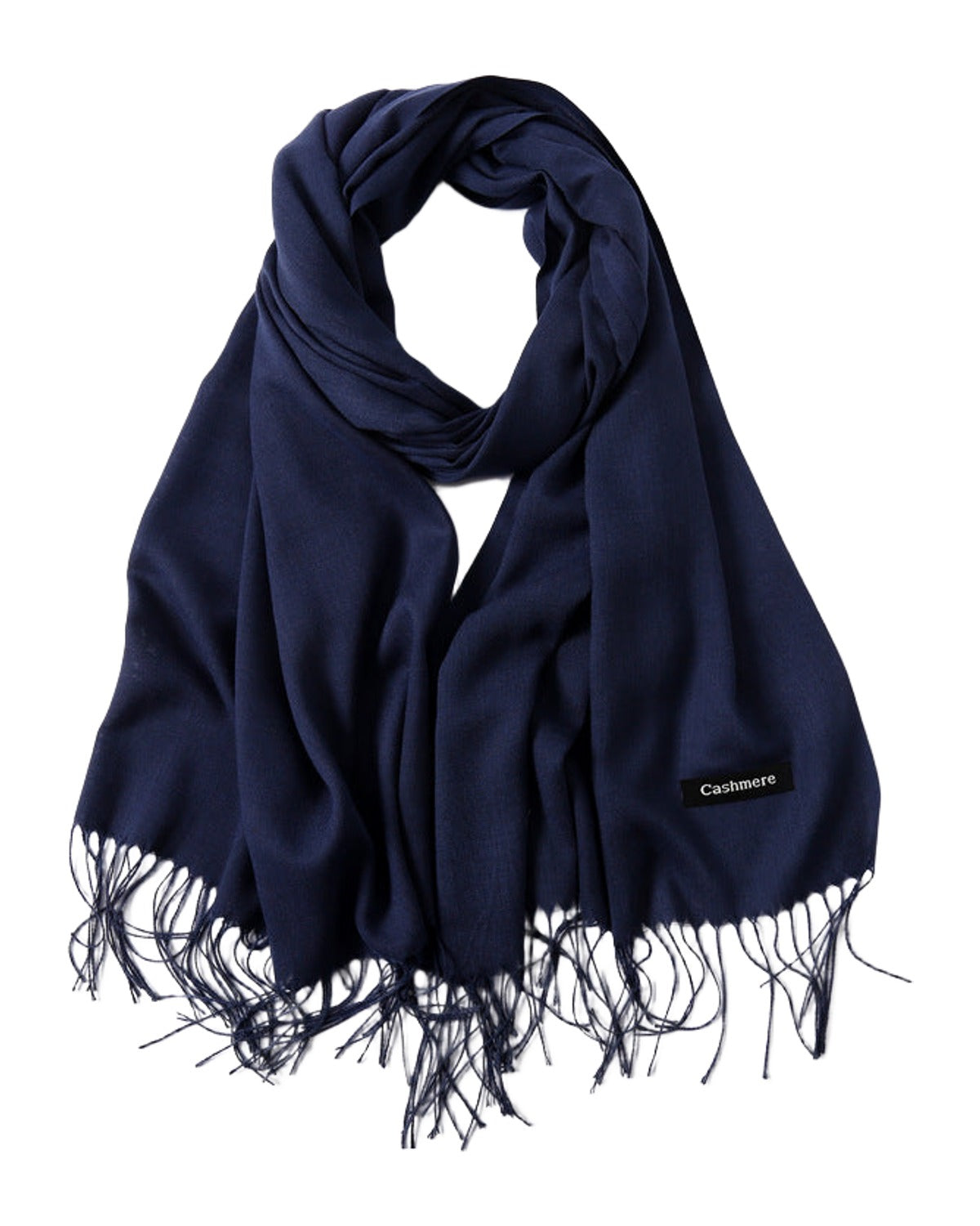 Solid Color Cashmere Scarf photo 4