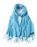 Solid Color Cashmere Scarf photo 6
