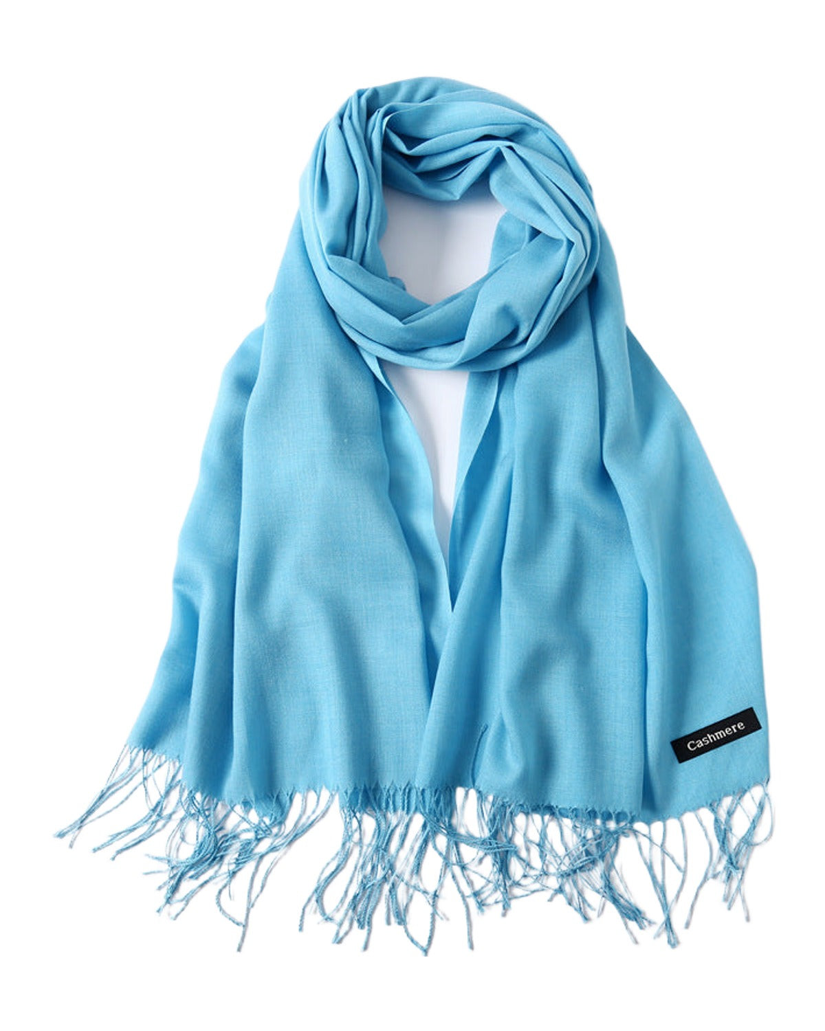 Solid Color Cashmere Scarf photo 6