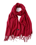 Solid Color Cashmere Scarf photo 8