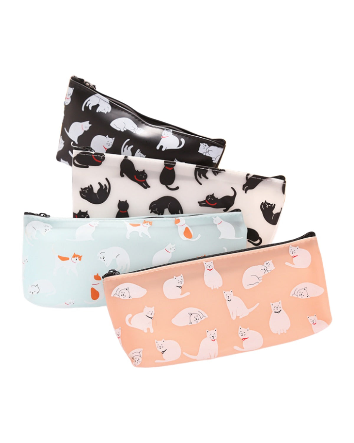 Cat Pen Bag Jelly Gel Cartoon Pencil Case photo 5
