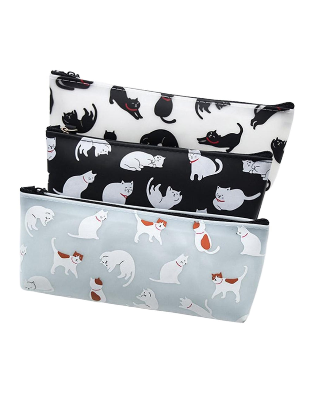 Cat Pen Bag Jelly Gel Cartoon Pencil Case photo 6