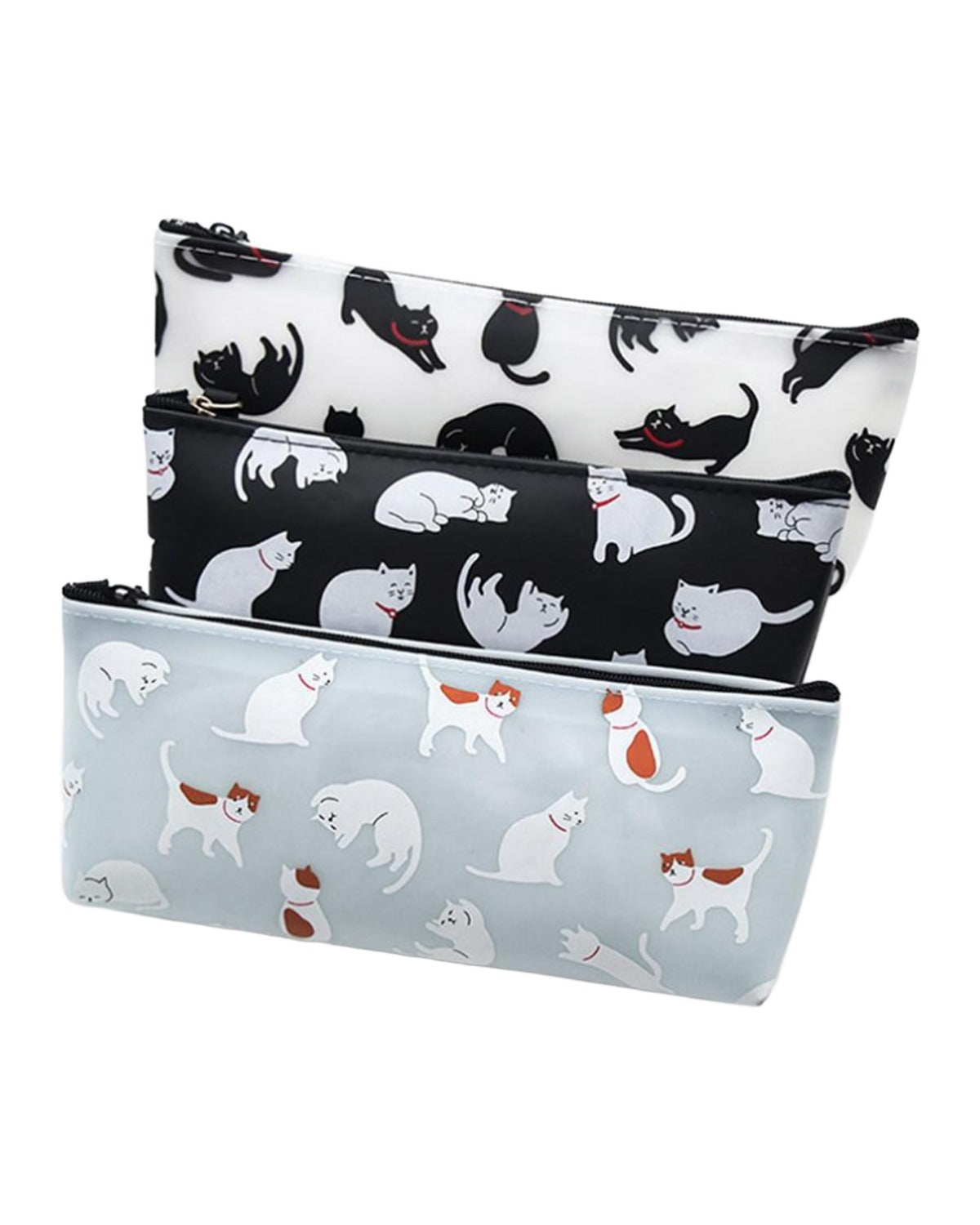 Cat Pen Bag Jelly Gel Cartoon Pencil Case photo 6