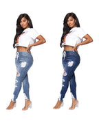 Ripped High-rise Jeans photo 4