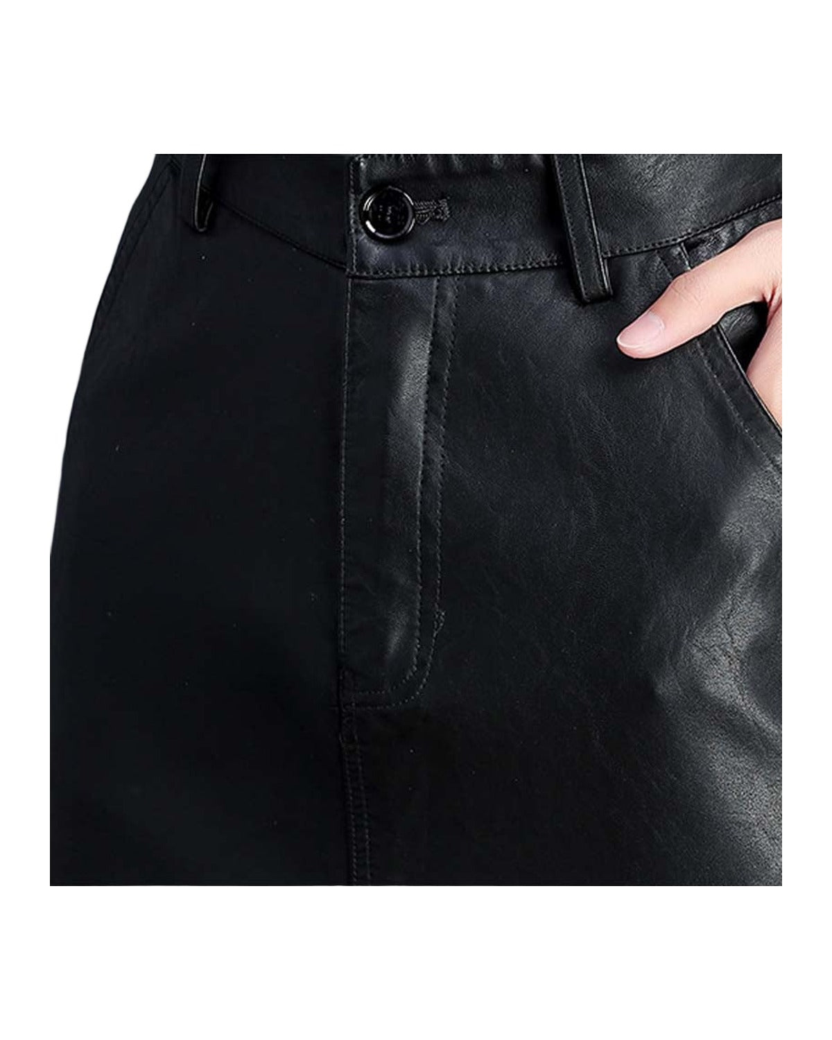 Leather Skirt Bag Hip Pencil photo 3
