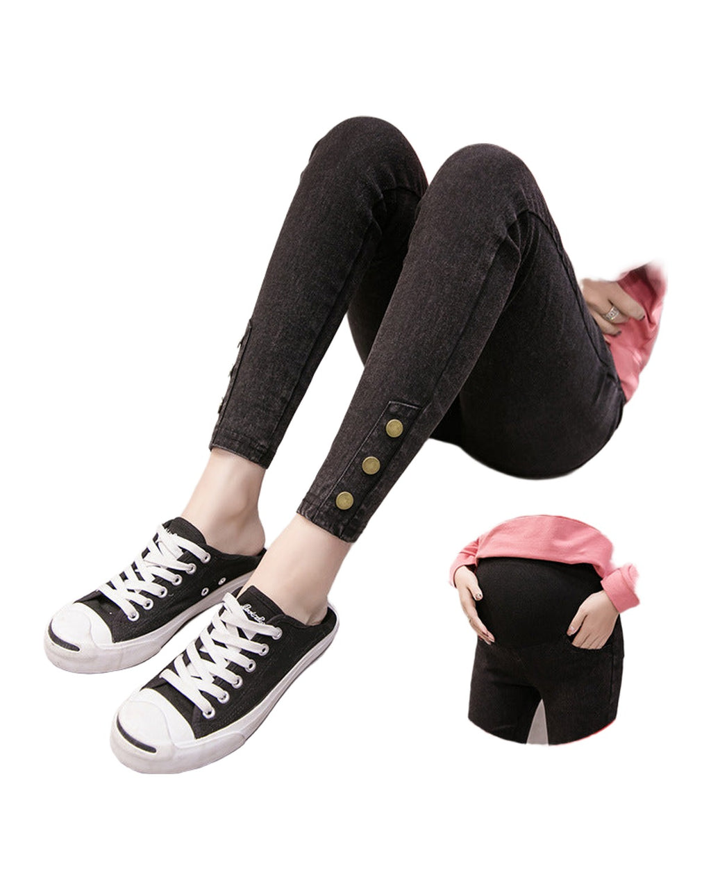 Wearing Leggings Jeans photo 6