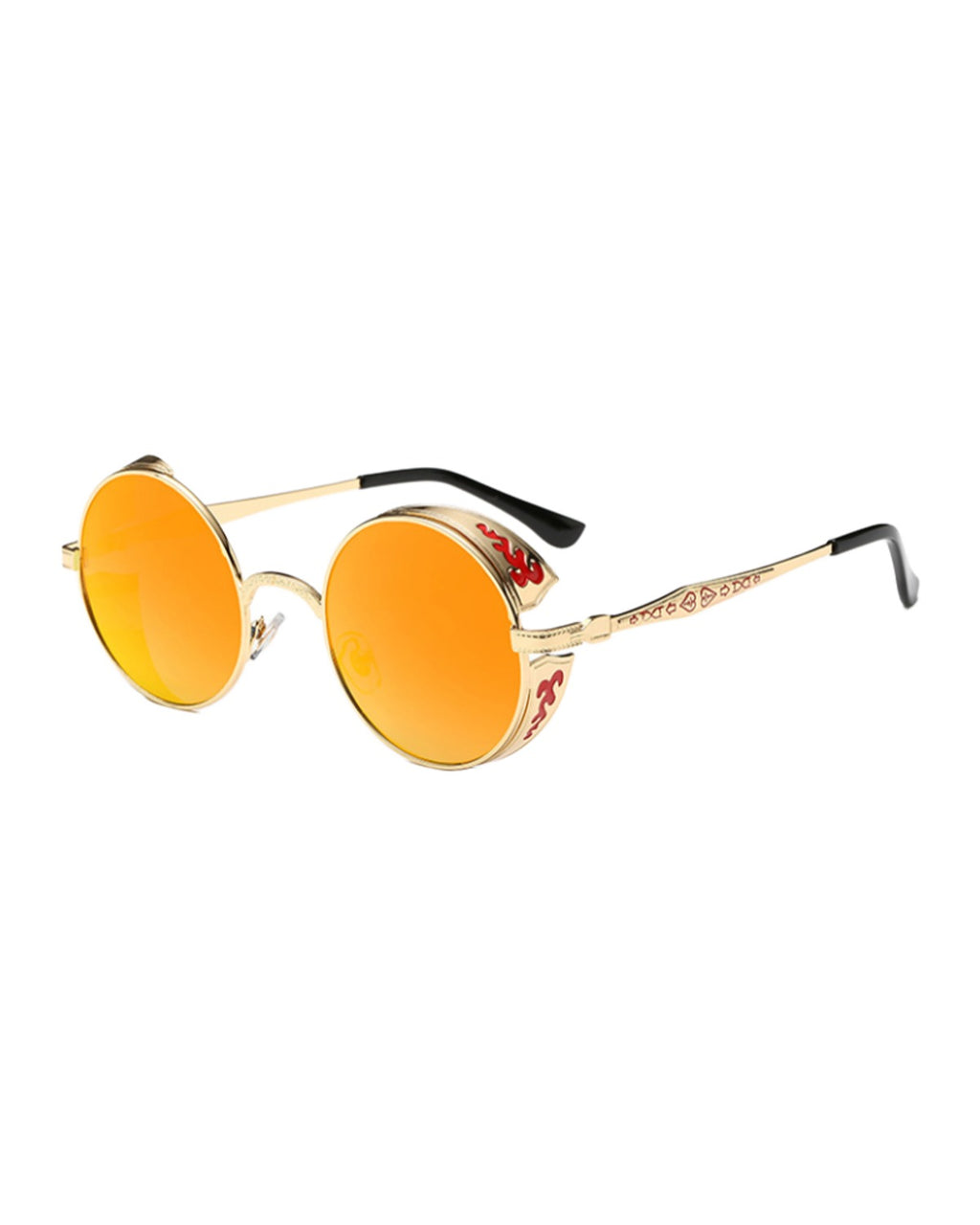 Reflective Sunglasses Carved Patterns photo 5