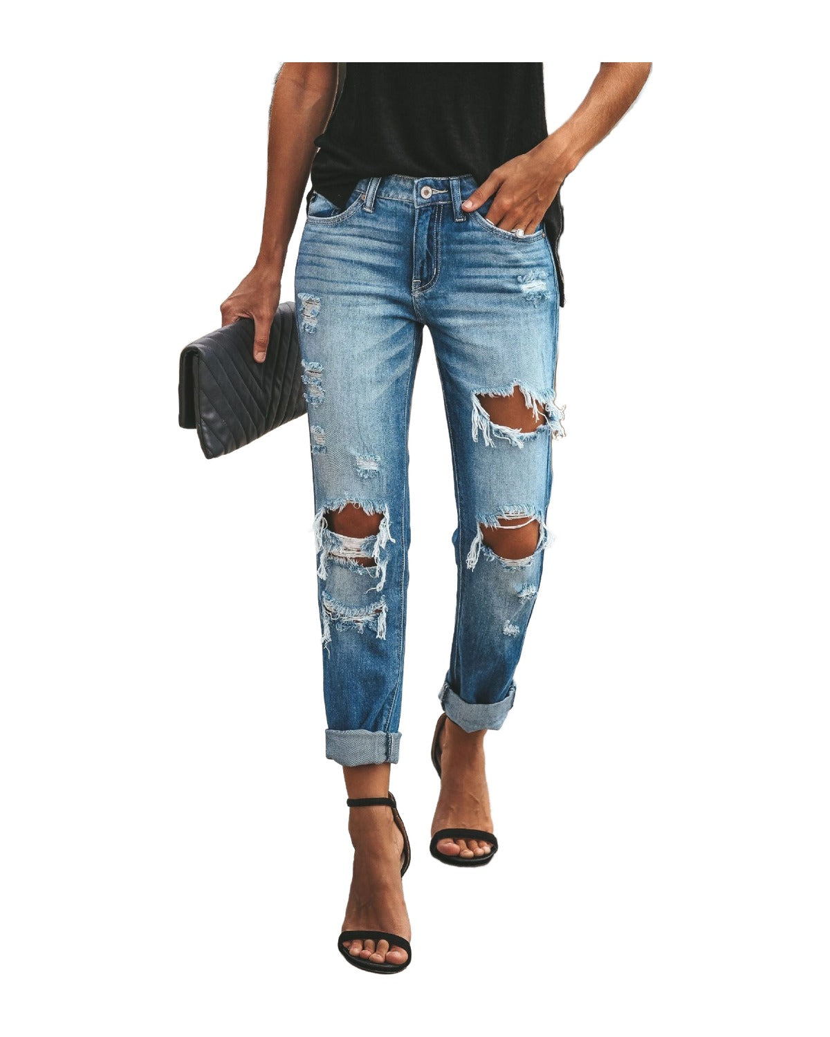 Large Ripped Jeans photo 6