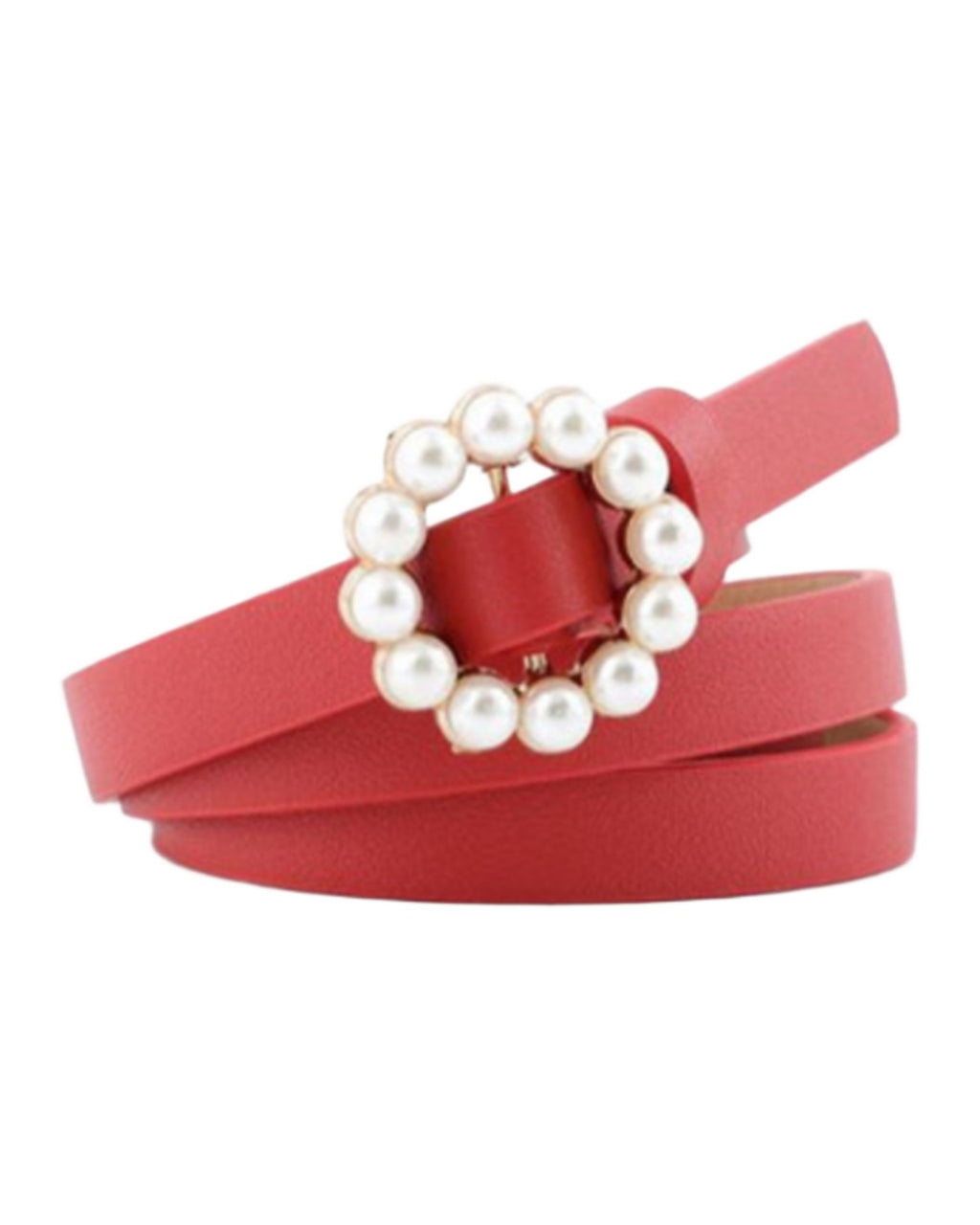Faux Leather Pearl Belt photo 10