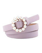 Faux Leather Pearl Belt photo 8
