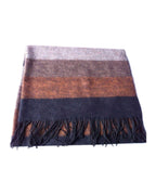 Cashmere Striped Checked Shawl photo 5