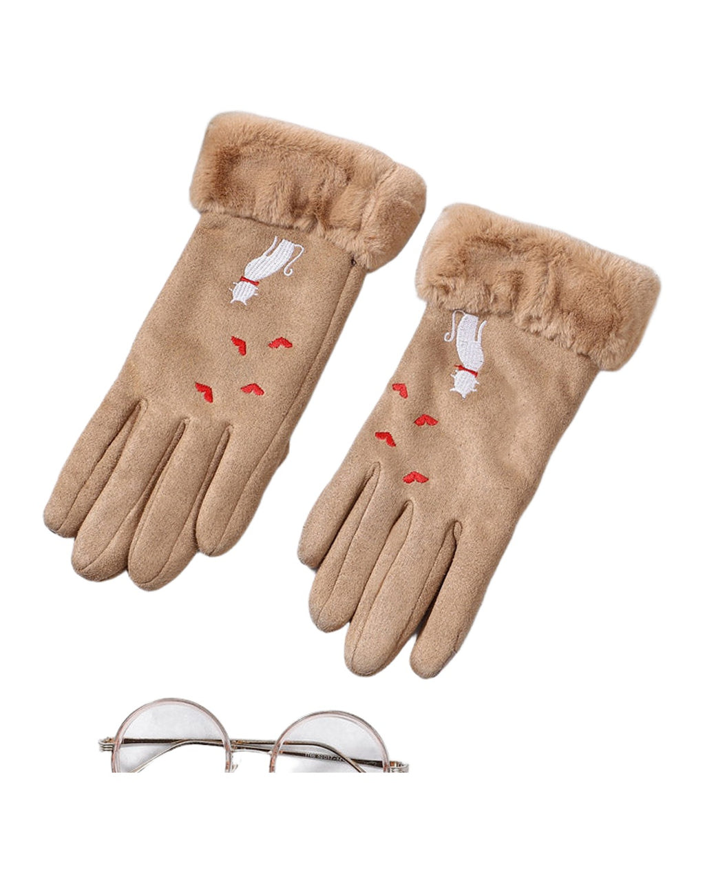 Gloves Winter Suede photo 6