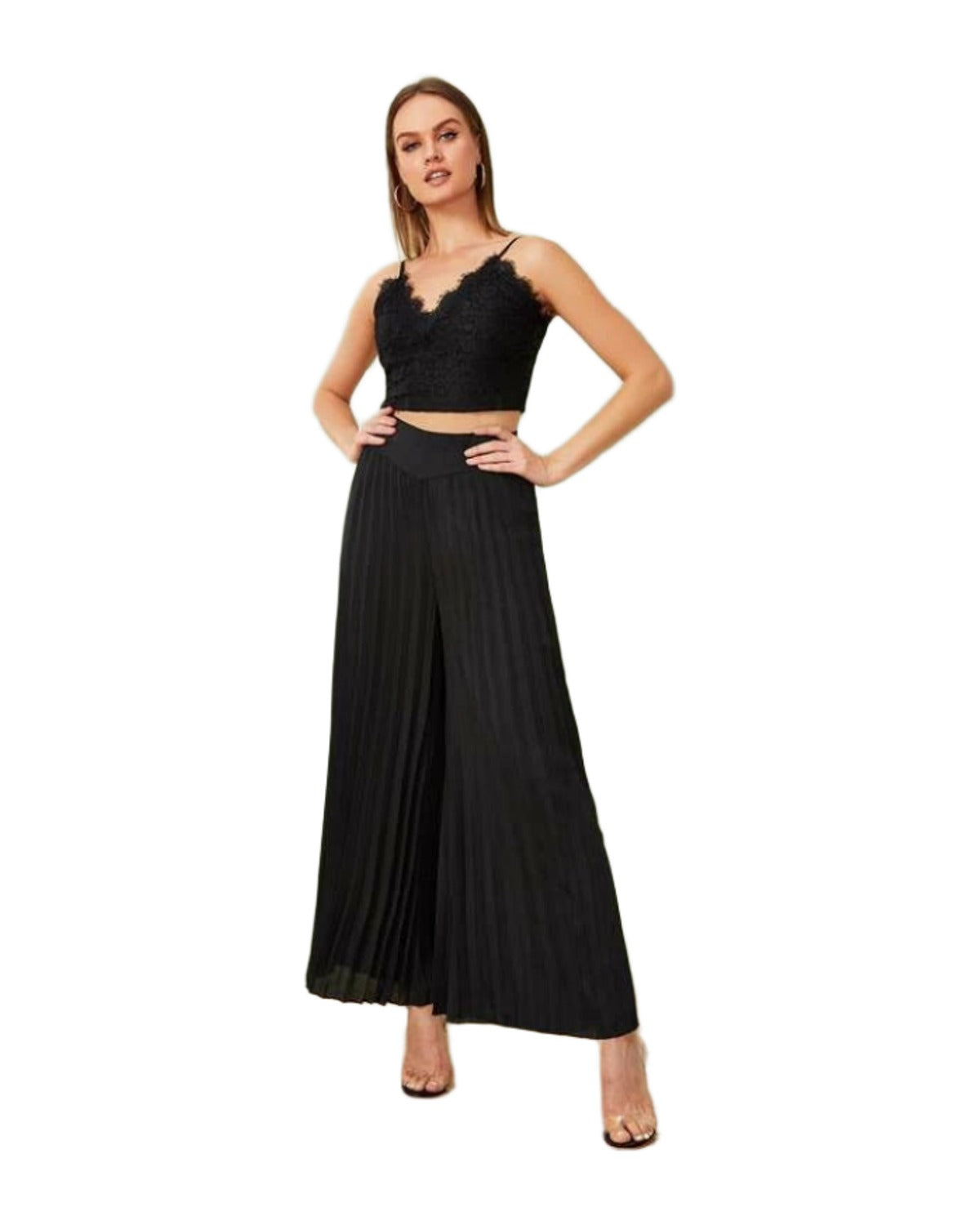 Pleated Wide-leg Pants photo 6