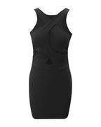 V-neck Solid Dress photo 1