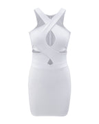 V-neck Solid Dress photo 3