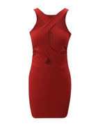 V-neck Solid Dress photo 6