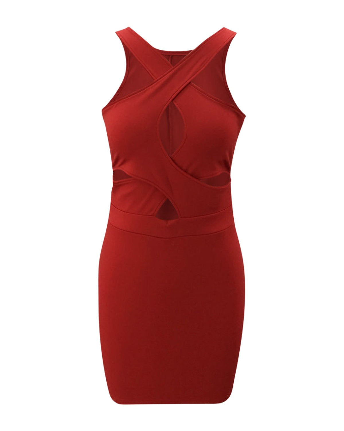 V-neck Solid Dress photo 6