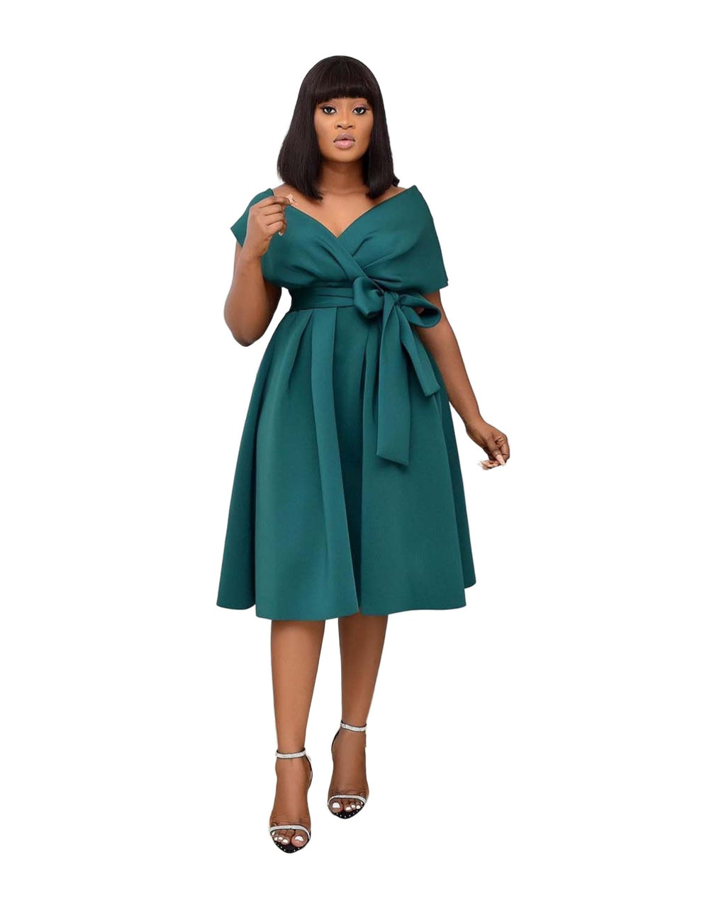 V-neck Slim Slimming Evening Dress photo 4