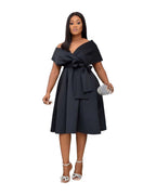 V-neck Slim Slimming Evening Dress photo 5