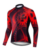 Teleyi Cycling Jersey Long Sleeve Suit Winter Fleece photo 4