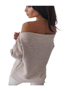 One-line Collar Button Long Sleeve Solid Color Base photo 3