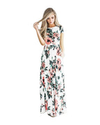 Flower Print Maxi Dress photo 1