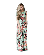 Flower Print Maxi Dress photo 5