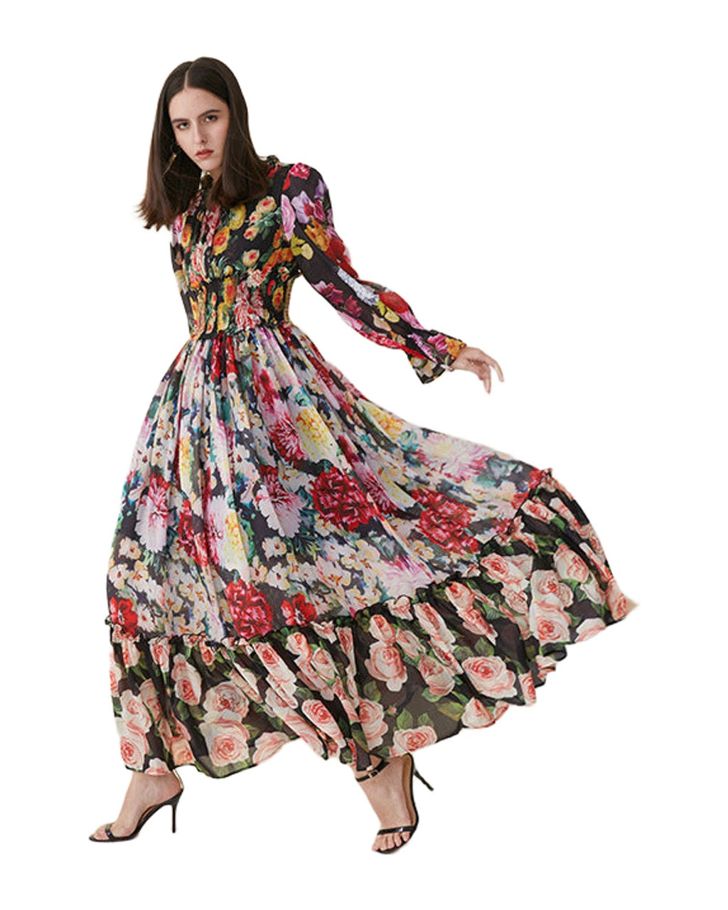 Printed Dress Maxi photo 2