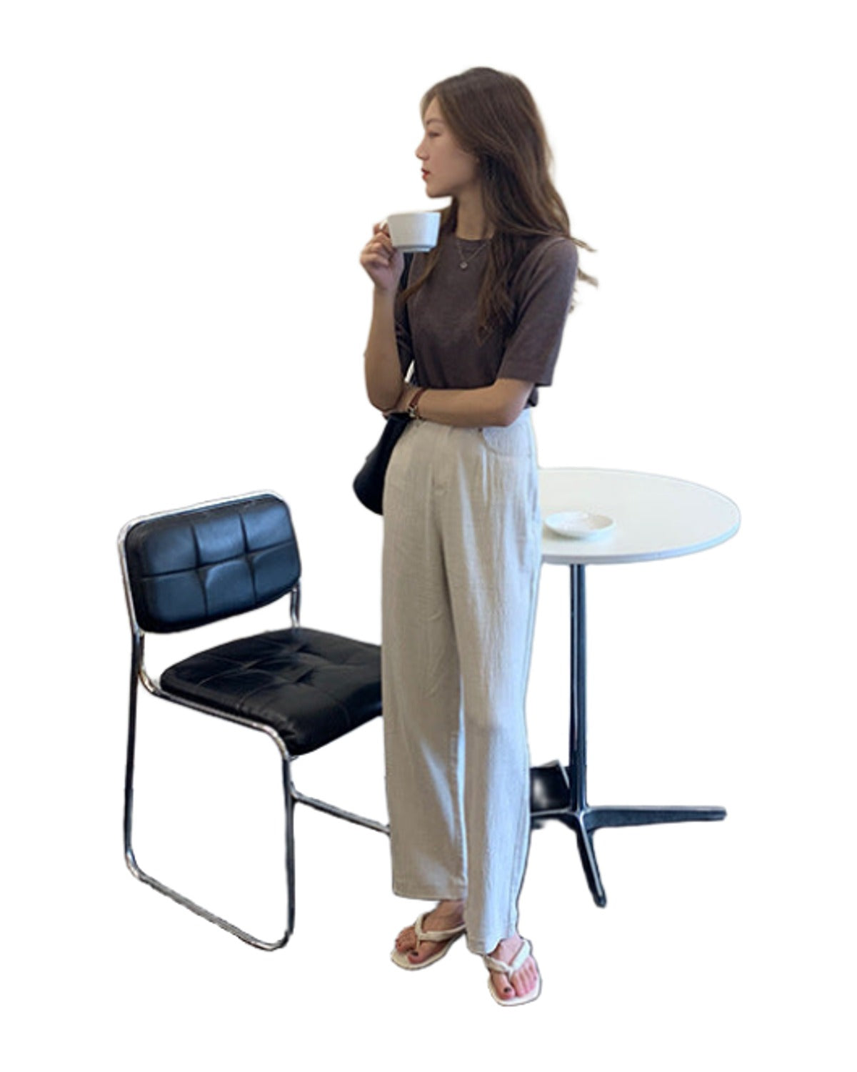 Draped Wide-leg Pants photo 1