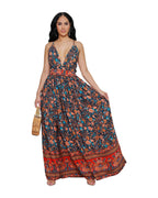 V-neck Sling Floral Dress photo 10