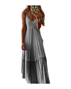 V-neck Long Dress photo 1