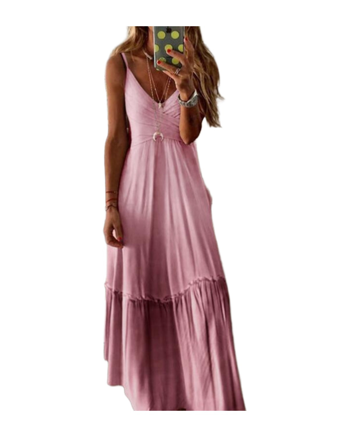 V-neck Long Dress photo 2