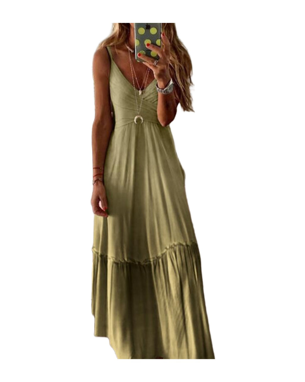 V-neck Long Dress photo 3