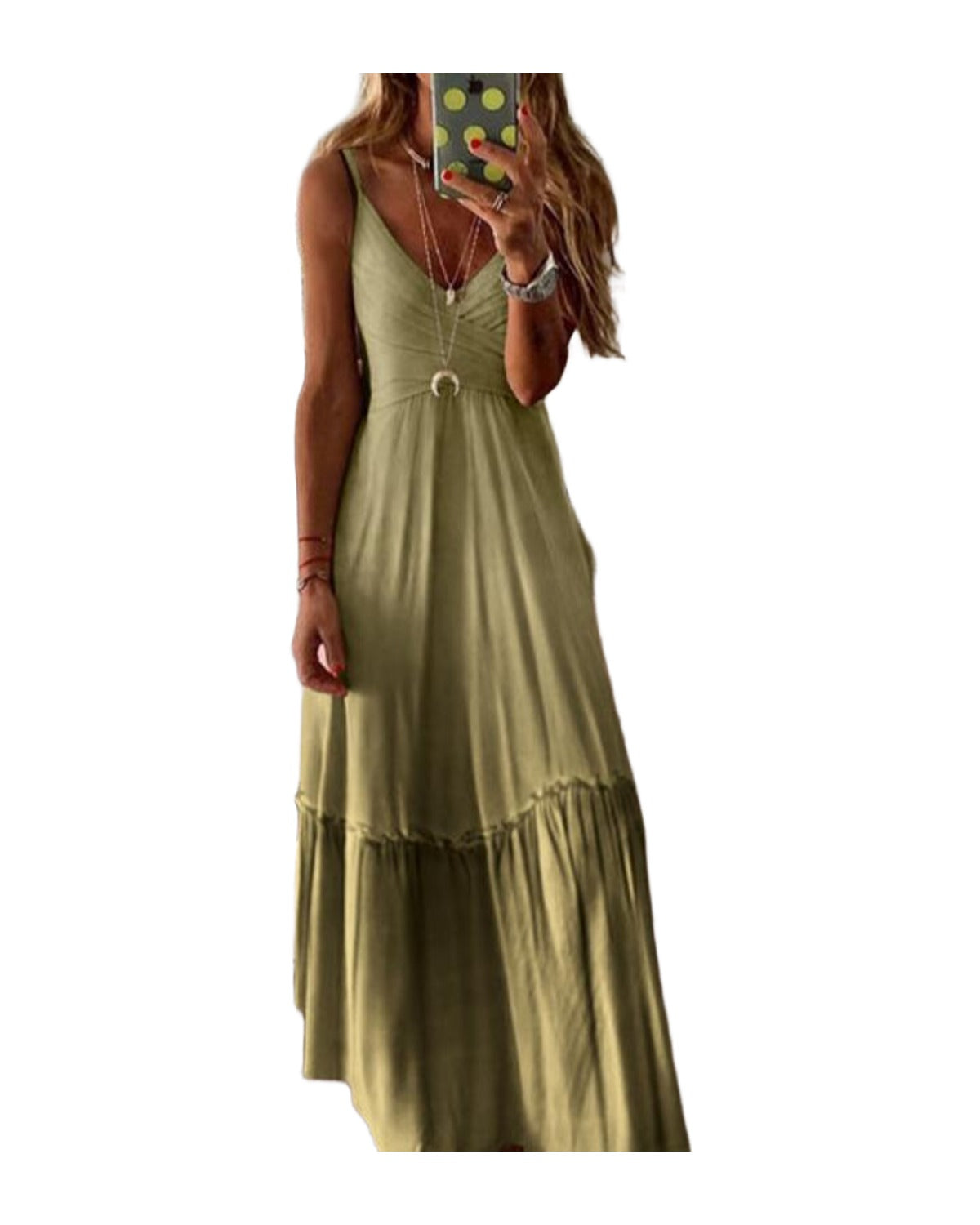 V-neck Long Dress photo 3