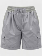 Full Size Drawstring Cargo Shorts Plus (70)