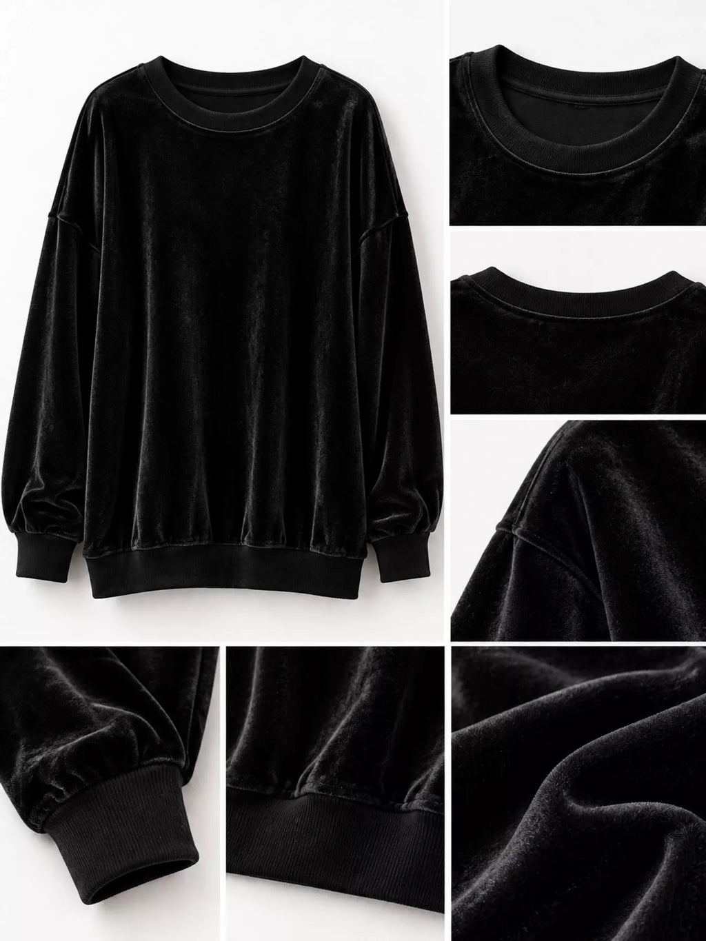 Full Size Crew Neck Drop Shoulder Sweatshirt Plus (6)