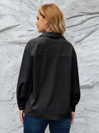 Casual Corduroy Button-down Jacket (17)