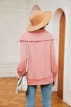 Half-zip Collared Sweatshirt (8)
