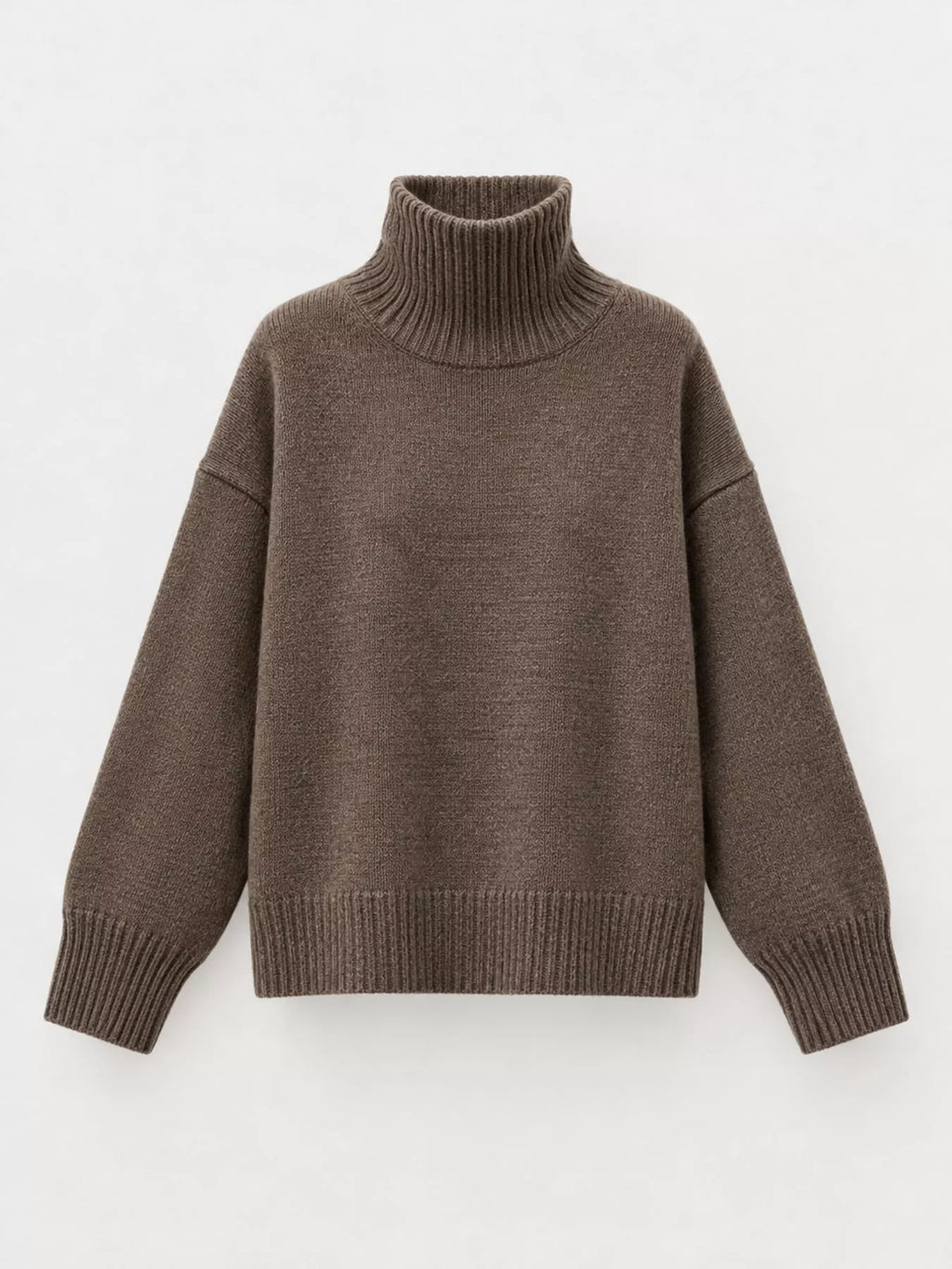Oversized Turtleneck Wool Sweater (17)