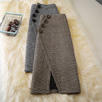 Houndstooth Midi Skirt photo 2