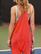 Spaghetti Strap Romper Pockets (18)