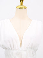 Tiered V-neck Sleeveless Maxi Dress (4)