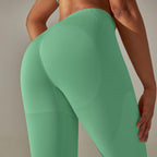 Seamless Peach Hip Breathable Sports Yoga Pants photo 4