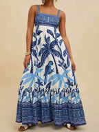Tropical Print Maxi Cami Dress (14)