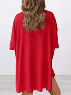 Full Size Half Sleeve T-shirt Shorts Set Plus (35)
