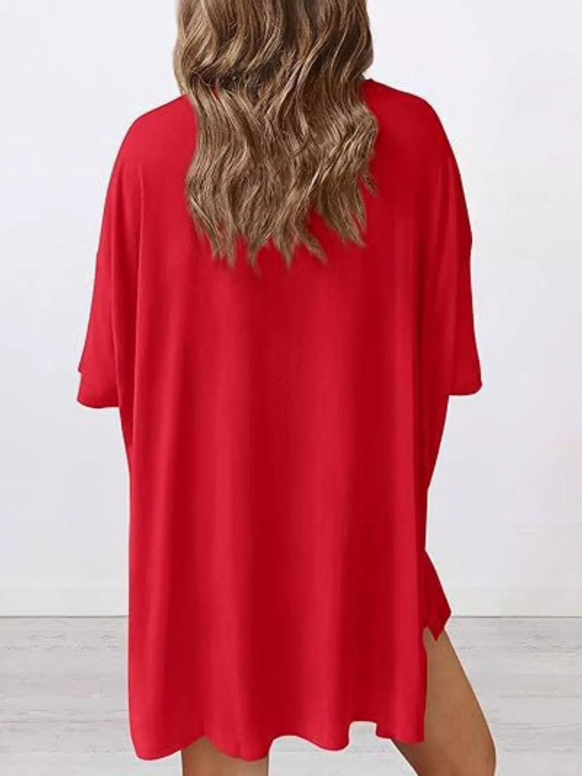 Full Size Half Sleeve T-shirt Shorts Set Plus (35)
