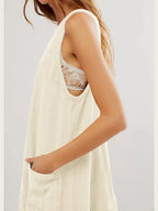 Round Neck Wide Strap Mini Dress Pockets (24)