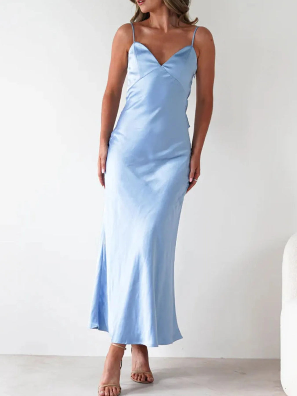 Satin Backless Cami Dress (3)